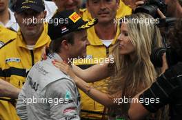  Nico Rosberg (GER), Mercedes GP and his girlfriend Vivian Sibold (GER)  27.05.2012. Formula 1 World Championship, Rd 6, Monaco Grand Prix, Monte Carlo, Monaco, Sunday