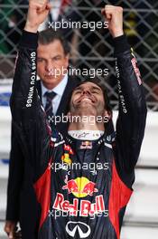 Race winner Mark Webber (AUS) Red Bull Racing celebrates in parc ferme. 27.05.2012. Formula 1 World Championship, Rd 6, Monaco Grand Prix, Monte Carlo, Monaco, Race Day