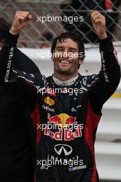 1st place Mark Webber (AUS), Red Bull Racing  27.05.2012. Formula 1 World Championship, Rd 6, Monaco Grand Prix, Monte Carlo, Monaco, Sunday