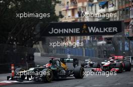 Heikki Kovalainen (FIN), Caterham F1 Team  27.05.2012. Formula 1 World Championship, Rd 6, Monaco Grand Prix, Monte Carlo, Monaco, Sunday