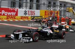 Bruno Senna (BRA), Williams F1 Team  27.05.2012. Formula 1 World Championship, Rd 6, Monaco Grand Prix, Monte Carlo, Monaco, Sunday