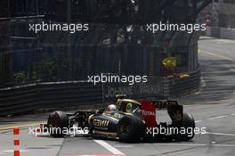 Romain Grosjean (FRA) Lotus F1 E20 crashed out at the start of the race. 27.05.2012. Formula 1 World Championship, Rd 6, Monaco Grand Prix, Monte Carlo, Monaco, Race Day
