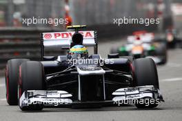 Bruno Senna (BRA) Williams FW34. 27.05.2012. Formula 1 World Championship, Rd 6, Monaco Grand Prix, Monte Carlo, Monaco, Race Day