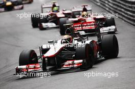 Lewis Hamilton (GBR) McLaren MP4/27. 27.05.2012. Formula 1 World Championship, Rd 6, Monaco Grand Prix, Monte Carlo, Monaco, Race Day