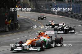 Nico Hulkenberg (GER) Sahara Force India F1 VJM05. 27.05.2012. Formula 1 World Championship, Rd 6, Monaco Grand Prix, Monte Carlo, Monaco, Race Day
