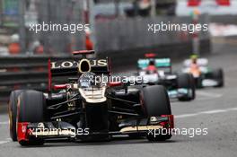 Kimi Raikkonen (FIN) Lotus F1 E20. 27.05.2012. Formula 1 World Championship, Rd 6, Monaco Grand Prix, Monte Carlo, Monaco, Race Day