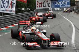 Lewis Hamilton (GBR) McLaren MP4/27. 27.05.2012. Formula 1 World Championship, Rd 6, Monaco Grand Prix, Monte Carlo, Monaco, Race Day