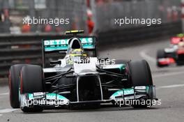 Nico Rosberg (GER) Mercedes AMG F1 W03. 27.05.2012. Formula 1 World Championship, Rd 6, Monaco Grand Prix, Monte Carlo, Monaco, Race Day
