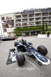 Williams FW34 nosecone of Pastor Maldonado (VEN) Williams. 27.05.2012. Formula 1 World Championship, Rd 6, Monaco Grand Prix, Monte Carlo, Monaco, Race Day