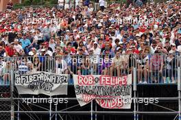 Banners and fans. 27.05.2012. Formula 1 World Championship, Rd 6, Monaco Grand Prix, Monte Carlo, Monaco, Race Day