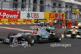 Michael Schumacher (GER), Mercedes AMG Petronas  27.05.2012. Formula 1 World Championship, Rd 6, Monaco Grand Prix, Monte Carlo, Monaco, Sunday