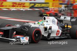 Sergio Perez (MEX), Sauber F1 Team  27.05.2012. Formula 1 World Championship, Rd 6, Monaco Grand Prix, Monte Carlo, Monaco, Sunday