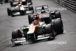 Nico Hulkenberg (GER) Sahara Force India F1 VJM05. 27.05.2012. Formula 1 World Championship, Rd 6, Monaco Grand Prix, Monte Carlo, Monaco, Race Day