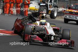 Pedro de la Rosa (ESP), HRT Formula One Team  27.05.2012. Formula 1 World Championship, Rd 6, Monaco Grand Prix, Monte Carlo, Monaco, Sunday