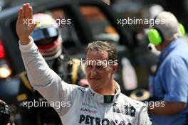 Michael Schumacher (GER), Mercedes GP  26.05.2012. Formula 1 World Championship, Rd 6, Monaco Grand Prix, Monte Carlo, Monaco, Saturday
