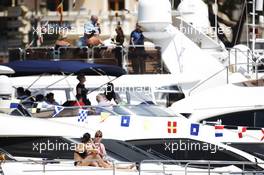 Women on a boat. 26.05.2012. Formula 1 World Championship, Rd 6, Monaco Grand Prix, Monte Carlo, Monaco, Qualifying Day