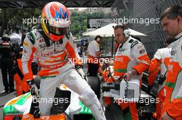 Paul di Resta (GBR) Sahara Force India VJM05 on the grid. 27.05.2012. Formula 1 World Championship, Rd 6, Monaco Grand Prix, Monte Carlo, Monaco, Race Day