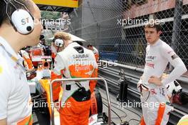 Paul di Resta (GBR) Sahara Force India VJM05 on the grid. 27.05.2012. Formula 1 World Championship, Rd 6, Monaco Grand Prix, Monte Carlo, Monaco, Race Day