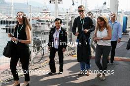 The German National football team visit the F1 paddock. 27.05.2012. Formula 1 World Championship, Rd 6, Monaco Grand Prix, Monte Carlo, Monaco, Race Day