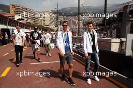 The German National Football Team in the F1 pits. 27.05.2012. Formula 1 World Championship, Rd 6, Monaco Grand Prix, Monte Carlo, Monaco, Race Day