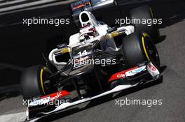 Kamui Kobayashi (JPN) Sauber C31. 24.05.2012. Formula 1 World Championship, Rd 6, Monaco Grand Prix, Monte Carlo, Monaco, Practice Day