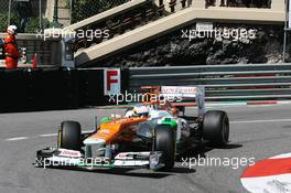Paul di Resta (GBR) Sahara Force India VJM05. 24.05.2012. Formula 1 World Championship, Rd 6, Monaco Grand Prix, Monte Carlo, Monaco, Practice Day