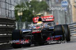 Lewis Hamilton (GBR) McLaren MP4/27. 24.05.2012. Formula 1 World Championship, Rd 6, Monaco Grand Prix, Monte Carlo, Monaco, Practice Day