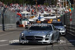 FIA Safety Car leads the Medical Car. 24.05.2012. Formula 1 World Championship, Rd 6, Monaco Grand Prix, Monte Carlo, Monaco, Practice Day