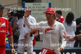 Fernando Alonso (ESP) Ferrari. 24.05.2012. Formula 1 World Championship, Rd 6, Monaco Grand Prix, Monte Carlo, Monaco, Practice Day