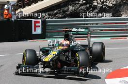 Heikki Kovalainen (FIN) Caterham CT01. 24.05.2012. Formula 1 World Championship, Rd 6, Monaco Grand Prix, Monte Carlo, Monaco, Practice Day