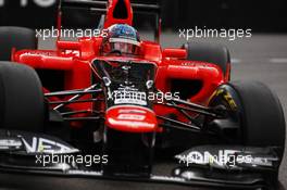 Timo Glock (GER) Marussia F1 Team MR01. 24.05.2012. Formula 1 World Championship, Rd 6, Monaco Grand Prix, Monte Carlo, Monaco, Practice Day