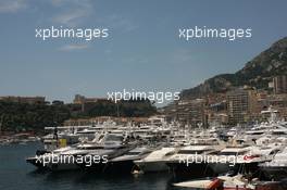 Boats in the harbour. 24.05.2012. Formula 1 World Championship, Rd 6, Monaco Grand Prix, Monte Carlo, Monaco, Practice Day
