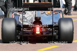 McLaren MP4/27 rear diffuser. 24.05.2012. Formula 1 World Championship, Rd 6, Monaco Grand Prix, Monte Carlo, Monaco, Practice Day