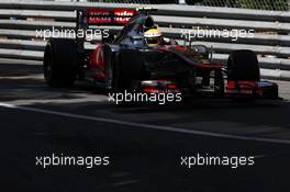 Lewis Hamilton (GBR) McLaren MP4/27. 24.05.2012. Formula 1 World Championship, Rd 6, Monaco Grand Prix, Monte Carlo, Monaco, Practice Day
