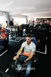 Jules Bianchi (FRA) Sahara Force India F1 Team VJM05 Third Driver at the Fanzone. 24.05.2012. Formula 1 World Championship, Rd 6, Monaco Grand Prix, Monte Carlo, Monaco, Practice Day