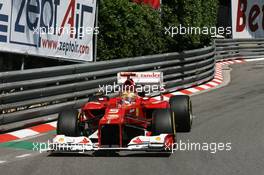 Fernando Alonso (ESP) Ferrari F2012. 24.05.2012. Formula 1 World Championship, Rd 6, Monaco Grand Prix, Monte Carlo, Monaco, Practice Day