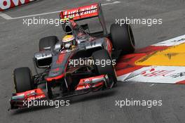 Lewis Hamilton (GBR) McLaren MP4/27. 24.05.2012. Formula 1 World Championship, Rd 6, Monaco Grand Prix, Monte Carlo, Monaco, Practice Day