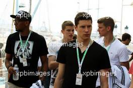 The German National Football Team visit the F1 paddock. 27.05.2012. Formula 1 World Championship, Rd 6, Monaco Grand Prix, Monte Carlo, Monaco, Race Day