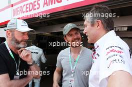 (L to R): Liam Cunningham (IRE) Actor and Michael Fassbender (IRE) Actor. 26.05.2012. Formula 1 World Championship, Rd 6, Monaco Grand Prix, Monte Carlo, Monaco, Qualifying Day