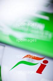 Sahara Force India F1 Team logo. 23.05.2012. Formula 1 World Championship, Rd 6, Monaco Grand Prix, Monte Carlo, Monaco, Preparation Day