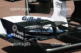 Williams front wing. 23.05.2012. Formula 1 World Championship, Rd 6, Monaco Grand Prix, Monte Carlo, Monaco, Preparation Day