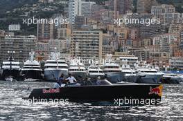 Red Bull boat. 23.05.2012. Formula 1 World Championship, Rd 6, Monaco Grand Prix, Monte Carlo, Monaco, Preparation Day