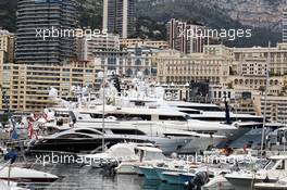 Boats in the harbour. 23.05.2012. Formula 1 World Championship, Rd 6, Monaco Grand Prix, Monte Carlo, Monaco, Preparation Day