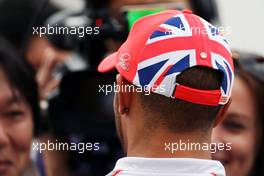 Lewis Hamilton (GBR) McLaren with the media. 23.05.2012. Formula 1 World Championship, Rd 6, Monaco Grand Prix, Monte Carlo, Monaco, Preparation Day