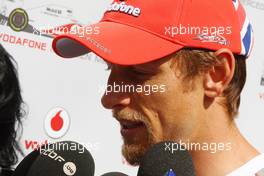 Jenson Button (GBR) McLaren. 23.05.2012. Formula 1 World Championship, Rd 6, Monaco Grand Prix, Monte Carlo, Monaco, Preparation Day