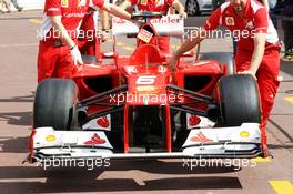 Ferrari F2012. 23.05.2012. Formula 1 World Championship, Rd 6, Monaco Grand Prix, Monte Carlo, Monaco, Preparation Day