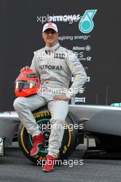 21.02.2012 Barcelona, Spain,  Michael Schumacher (GER), Mercedes GP- Mercedes F1 W03 Launch