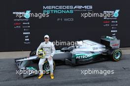 21.02.2012 Barcelona, Spain,  Nico Rosberg (GER), Mercedes GP - Mercedes F1 W03 Launch