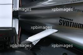 21.02.2012 Barcelona, Spain,  Technical detail, rear suspension - Mercedes F1 W03 Launch