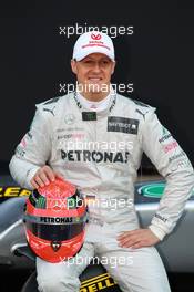 21.02.2012 Barcelona, Spain,  Michael Schumacher (GER), Mercedes GP - Mercedes F1 W03 Launch